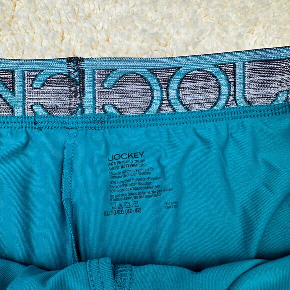 Jockey ActiveMicro Mens Size XL Stretch Underwear Trunks Set of 3 Fit & Fly New - Picture 10 of 15